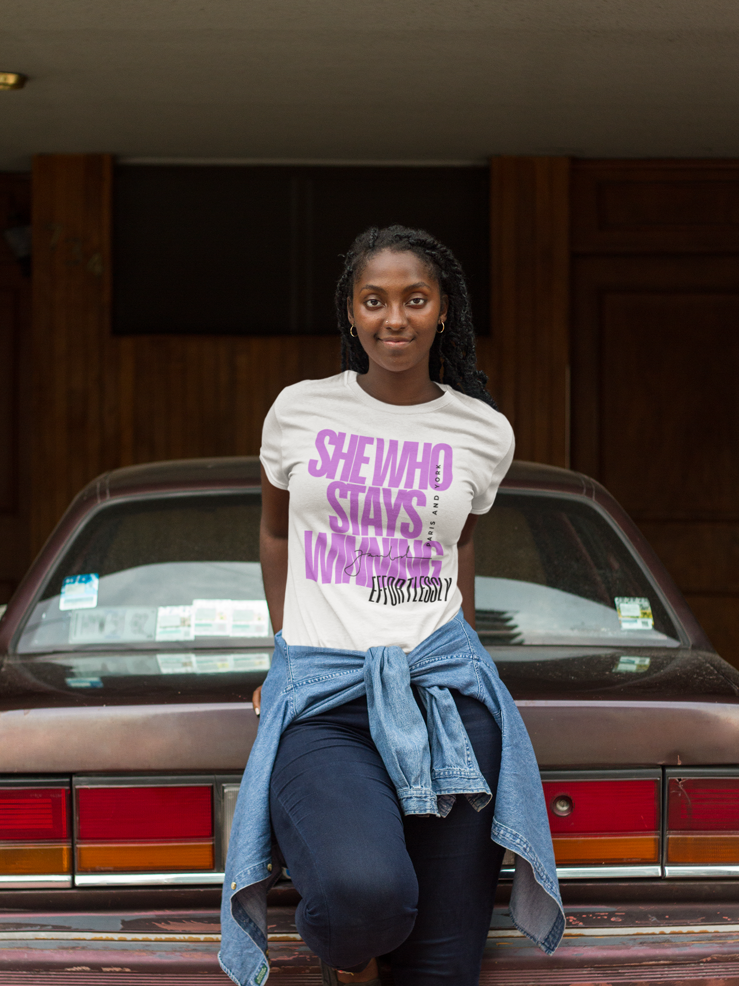 SHE WHO STAYS WINNING EFFORTLESSLY | Women's T-Shirt